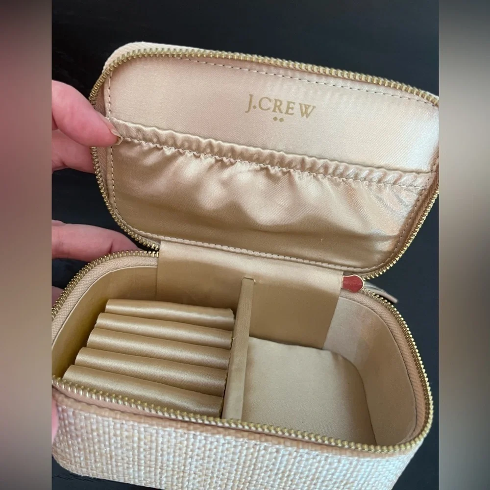 J.Crew Woven Jewelry Case